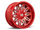 XD Gunner Candy Red Milled 6-Lug Wheel; 20x10; -18mm Offset (16-24 Titan XD)