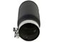 AFE MACH Force-XP 409 Stainless Steel Exhaust Tip; 5-Inch; Black; Passenger Side (Fits 4-Inch Tailpipe)