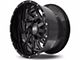 Hardrock Offroad Crusher Gloss Black Milled 5-Lug Wheel; 20x10; -19mm Offset (07-13 Tundra)