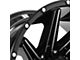 XF Offroad XF-220 Gloss Black Milled 5-Lug Wheel; 20x9; 12mm Offset (14-21 Tundra)