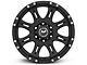 Raceline Raptor Black 6-Lug Wheel; 18x9; 25mm Offset (16-24 Titan XD)