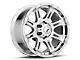 Raceline Raptor Chrome 6-Lug Wheel; 18x9; -6mm Offset (16-24 Titan XD)