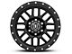 ICON Alloys Alpha Satin Black 6-Lug Wheel; 17x8.5; 0mm Offset (03-09 4Runner)