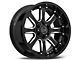 Black Rhino Sierra Gloss Black Milled 6-Lug Wheel; 20x9; 12mm Offset (16-24 Titan XD)