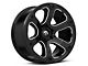 Fuel Wheels Beast Gloss Black Milled 6-Lug Wheel; 20x9; 20mm Offset (16-24 Titan XD)