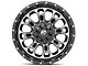 Fuel Wheels Crush Matte Black Machined 6-Lug Wheel; 20x9; 20mm Offset (16-24 Titan XD)