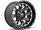 Fuel Wheels Crush Matte Black Machined 6-Lug Wheel; 20x9; 20mm Offset (16-24 Titan XD)