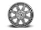 Fuel Wheels Rogue Platinum Brushed Gunmetal 6-Lug Wheel; 20x9; 1mm Offset (22-24 Tundra)