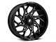 Fuel Wheels Runner Gloss Black Milled 6-Lug Wheel; 22x10; -18mm Offset (03-09 4Runner)