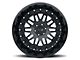 Black Rhino Fury Gloss Black 6-Lug Wheel; 17x9.5; 12mm Offset (10-24 4Runner)