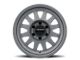 Method Race Wheels MR704 Matte Titanium 6-Lug Wheel; 17x8.5; 0mm Offset (16-23 Tacoma)