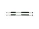 Premier 4 Oval Nerf Side Step Bars with Mounting Kit; Stainless Steel (05-23 Tacoma Double Cab)