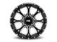 Hardrock Offroad BloodShot Xposed Gloss Black Milled 6-Lug Wheel; 22x12; -51mm Offset (22-24 Tundra)