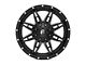 Fuel Wheels Lethal Satin Black Milled 6-Lug Wheel; 20x9; 1mm Offset (22-24 Bronco Raptor)