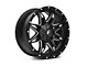 Fuel Wheels Lethal Satin Black Milled 6-Lug Wheel; 20x9; 1mm Offset (22-24 Bronco Raptor)