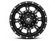 Fuel Wheels Krank Matte Black Milled 6-Lug Wheel; 17x9; -12mm Offset (22-24 Bronco Raptor)