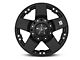 XD Rockstar Matte Black 6-Lug Wheel; 18x9; 0mm Offset (22-24 Bronco Raptor)