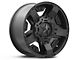 XD Rockstar II Satin Black 6-Lug Wheel; 17x8; 10mm Offset (22-24 Bronco Raptor)