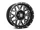 XD Grenade Satin Black Milled Wheel; 18x9; -12mm Offset (11-21 Jeep Grand Cherokee WK2)