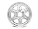 Raceline 886 Renegade Polished 6-Lug Wheel; 17x9; 6mm Offset (22-24 Bronco Raptor)