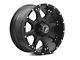 Raceline Assault Black 6-Lug Wheel; 18x9; 25mm Offset (22-24 Bronco Raptor)