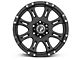 Raceline Raptor Black 6-Lug Wheel; 18x9; 25mm Offset (22-24 Bronco Raptor)