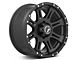 Raceline Raptor Black 6-Lug Wheel; 18x9; 25mm Offset (22-24 Bronco Raptor)