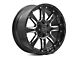 Black Rhino Sierra Gloss Black Milled 6-Lug Wheel; 20x9; 12mm Offset (22-24 Bronco Raptor)