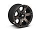 Fuel Wheels Beast Matte Black Machined 6-Lug Wheel; 18x9; 1mm Offset (22-24 Bronco Raptor)