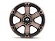 Fuel Wheels Beast Matte Black Machined 6-Lug Wheel; 20x9; 1mm Offset (22-24 Bronco Raptor)