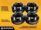 Supreme Suspensions 2-Inch Pro Billet Hub and Wheel Centric Wheel Spacers; Black; Set of Four (22-24 Bronco Raptor)