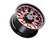 Weld Off-Road Scorch Gloss Black with Red Milled Spokes 6-Lug Wheel; 22x12; -44mm Offset (03-09 4Runner)