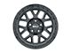 Weld Off-Road Cinch Satin Black 6-Lug Wheel; 17x9; 0mm Offset (03-09 4Runner)