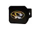 Hitch Cover with University of Missouri Logo; Black (Universal; Some Adaptation May Be Required)