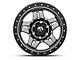 Fuel Wheels Anza Anthracite with Black Ring 6-Lug Wheel; 17x8.5; 6mm Offset (10-24 4Runner)