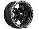 Fuel Wheels Anza Matte Black with Anthracite Ring 6-Lug Wheel; 17x8.5; 6mm Offset (10-24 4Runner)