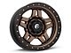 Fuel Wheels Anza Matte Bronze with Black Ring 6-Lug Wheel; 17x8.5; 6mm Offset (10-24 4Runner)