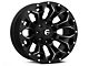 Fuel Wheels Assault Satin Black Milled 6-Lug Wheel; 20x10; -22mm Offset (03-09 4Runner)