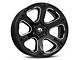 Fuel Wheels Beast Gloss Black Milled 6-Lug Wheel; 20x9; 20mm Offset (10-24 4Runner)