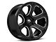 Fuel Wheels Beast Gloss Black Milled 6-Lug Wheel; 20x9; 20mm Offset (10-24 4Runner)