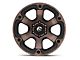 Fuel Wheels Beast Matte Black Machined with Dark Tint 6-Lug Wheel; 18x9; -12mm Offset (10-24 4Runner)