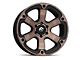 Fuel Wheels Beast Matte Black Machined with Dark Tint 6-Lug Wheel; 20x9; 1mm Offset (10-24 4Runner)