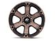 Fuel Wheels Beast Matte Black Machined with Dark Tint 6-Lug Wheel; 20x9; 1mm Offset (10-24 4Runner)