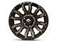 Fuel Wheels Blitz Matte Black with Dark Tint 6-Lug Wheel; 17x9; 1mm Offset (03-09 4Runner)