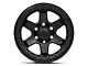 Fuel Wheels Block Beadlock Matte Black 6-Lug Wheel; 17x9; -15mm Offset (10-24 4Runner)