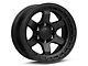 Fuel Wheels Block Matte Black with Black Ring 6-Lug Wheel; 17x9; 1mm Offset (03-09 4Runner)