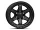 Fuel Wheels Block Matte Black with Black Ring 6-Lug Wheel; 17x9; 1mm Offset (03-09 4Runner)