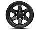 Fuel Wheels Block Matte Black with Black Ring 6-Lug Wheel; 17x9; 1mm Offset (10-24 4Runner)