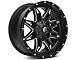 Fuel Wheels Lethal Satin Black Milled 6-Lug Wheel; 20x10; -12mm Offset (10-24 4Runner)