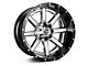 Fuel Wheels Maverick Chrome with Gloss Black Lip 6-Lug Wheel; 22x12; -44mm Offset (10-24 4Runner)